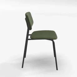 Perfecta Chaise De Salle à Manger|Chaise Salon*Lago Chaise vintage en tissu et structure métal