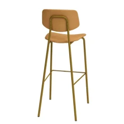 Perfecta Tabouret De Bar (assise +/- 80 Cm)*Lago Tabouret de bar style vintage rembourré en simili