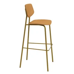 Perfecta Tabouret De Bar (assise +/- 80 Cm)*Lago Tabouret de bar style vintage rembourré en simili