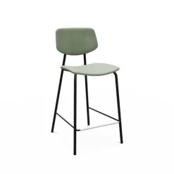 Perfecta Tabouret Snack (assise +/- 65 Cm)|Tabouret De Bar (assise +/- 80 Cm)*Lago Tabouret snack en tissu inspiration rétro fabriqué en Belgique