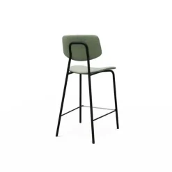Perfecta Tabouret Snack (assise +/- 65 Cm)|Tabouret De Bar (assise +/- 80 Cm)*Lago Tabouret snack en tissu inspiration rétro fabriqué en Belgique