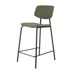 Perfecta Tabouret Snack (assise +/- 65 Cm)|Tabouret De Bar (assise +/- 80 Cm)*Lago Tabouret snack vintage rembourré en simili fabriqué en Belgique