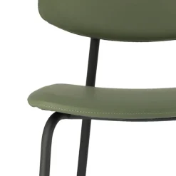 Perfecta Tabouret Snack (assise +/- 65 Cm)|Tabouret De Bar (assise +/- 80 Cm)*Lago Tabouret snack vintage rembourré en simili fabriqué en Belgique