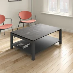 Cancio Table De Salon*Lakera mini Table basse tendance en dekton et en acier