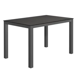 Cancio Table De Cuisine*Lakera Table snack en Dekton rectangulaire avec pieds en métal