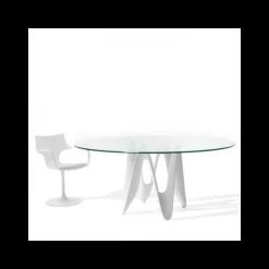 Sovet Italia Table De Salle à Manger*Lambda Sovet® Table ovale design en verre