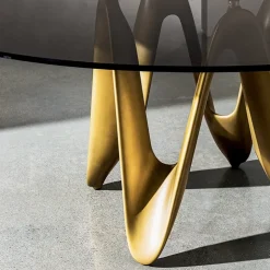 Sovet Italia Table De Salle à Manger*Lambda Sovet® Table ronde design en verre