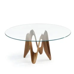 Sovet Italia Table De Salle à Manger*Lambda Sovet® Table ronde design en verre