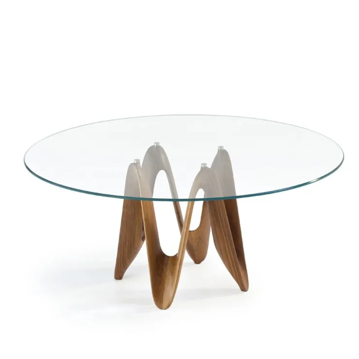 Sovet Italia Table De Salle à Manger*Lambda Sovet® Table ronde design en verre