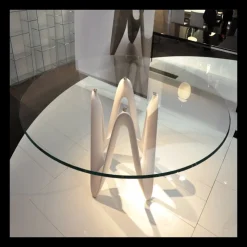 Sovet Italia Table De Salle à Manger*Lambda Sovet® Table ronde design en verre