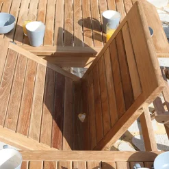 Medicis Table De Jardin*LandryTable de jardin ovale en teck extensible