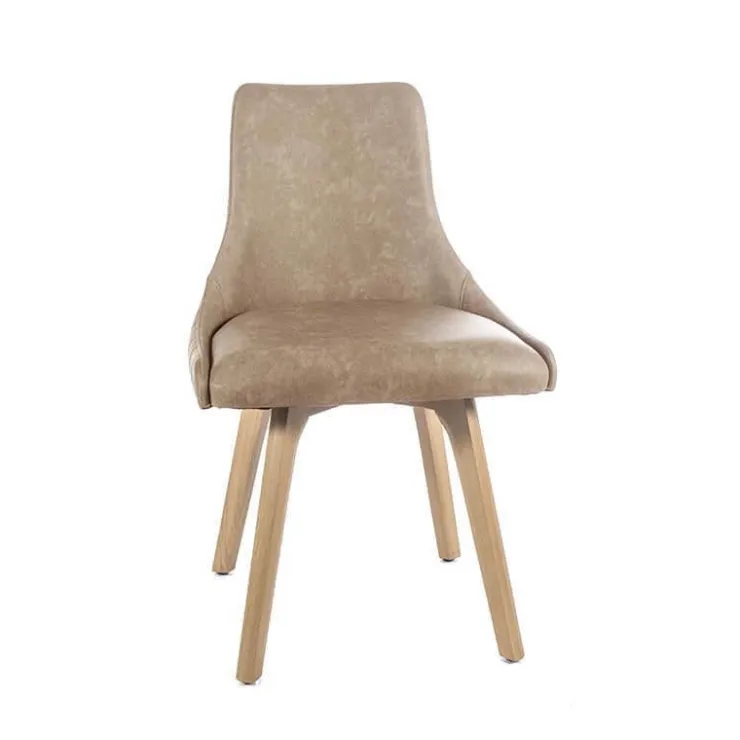Sessio Chaise De Cuisine|Chaise De Salle à Manger*Lars line Chaise matelassée avec pieds en bois massif