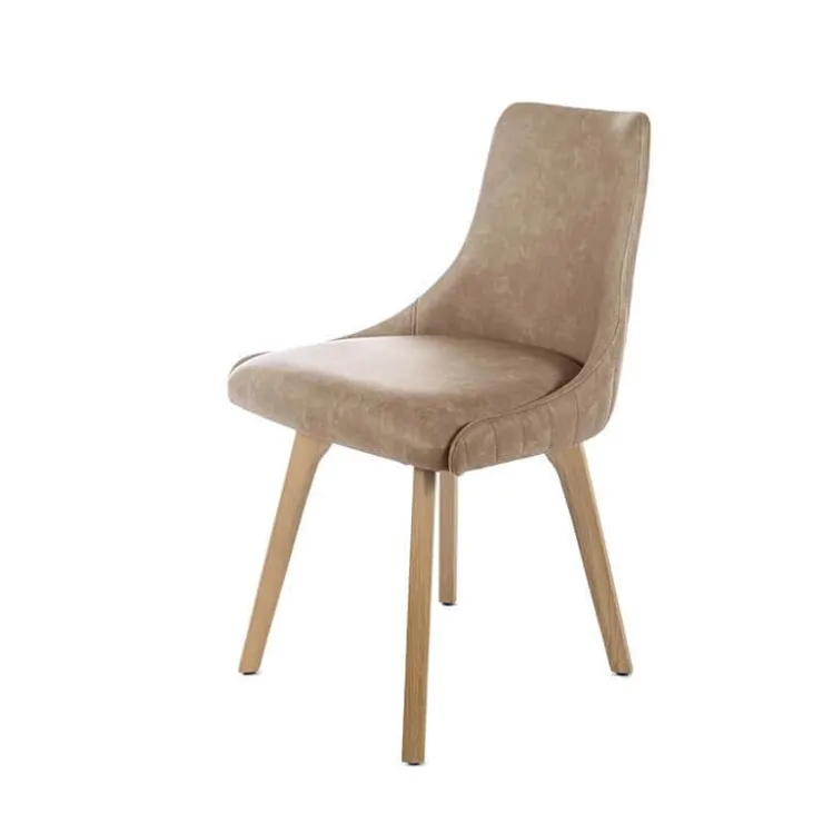 Sessio Chaise De Cuisine|Chaise De Salle à Manger*Lars line Chaise matelassée avec pieds en bois massif