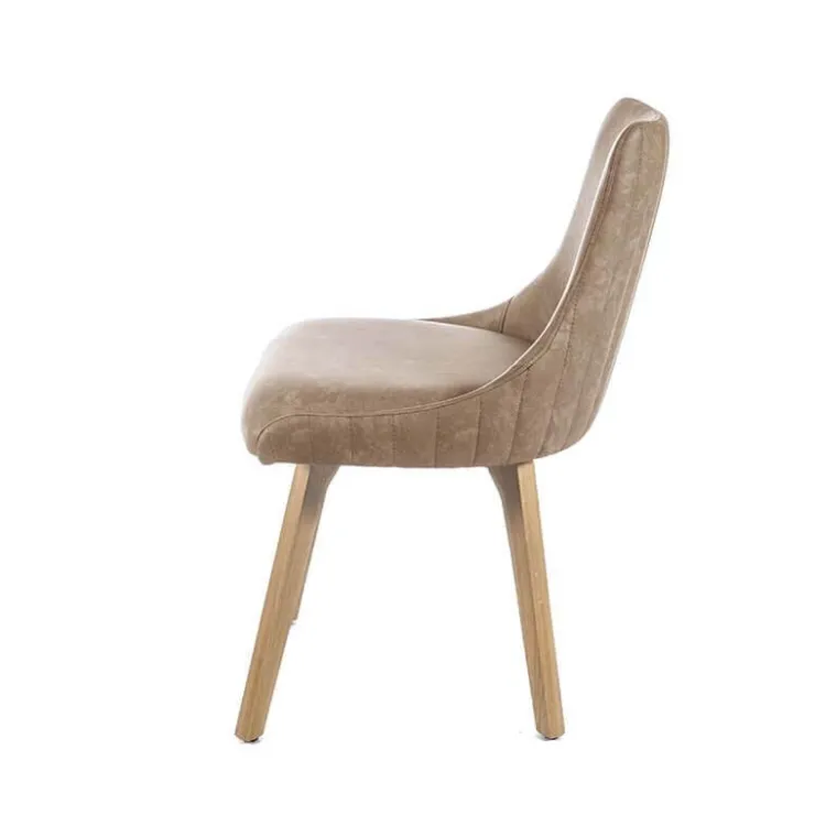 Sessio Chaise De Cuisine|Chaise De Salle à Manger*Lars line Chaise matelassée avec pieds en bois massif