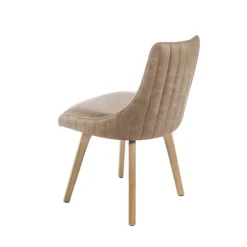 Sessio Chaise De Cuisine|Chaise De Salle à Manger*Lars line Chaise matelassée avec pieds en bois massif