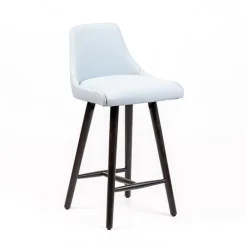 Sessio Tabouret Snack (assise +/- 65 Cm)|Tabouret De Bar (assise +/- 80 Cm)*Lars Tabouret snack rembourré avec pieds bois