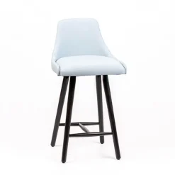 Sessio Tabouret Snack (assise +/- 65 Cm)|Tabouret De Bar (assise +/- 80 Cm)*Lars Tabouret snack rembourré avec pieds bois