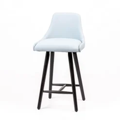 Sessio Tabouret Snack (assise +/- 65 Cm)|Tabouret De Bar (assise +/- 80 Cm)*Lars Tabouret snack rembourré avec pieds bois