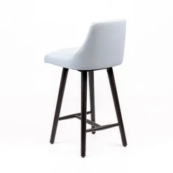 Sessio Tabouret Snack (assise +/- 65 Cm)|Tabouret De Bar (assise +/- 80 Cm)*Lars Tabouret snack rembourré avec pieds bois