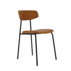 Perfecta Chaise De Cuisine|Chaise De Salle à Manger*Lazio Chaise belge style rétro en simili avec pieds en métal