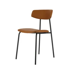 Perfecta Chaise De Cuisine|Chaise De Salle à Manger*Lazio Chaise belge style rétro en simili avec pieds en métal