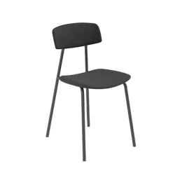 Perfecta Chaise De Cuisine|Chaise De Salle à Manger*Lazio Chaise belge style rétro en simili avec pieds en métal