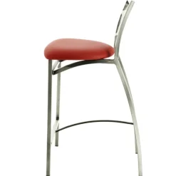 Carrier Tabouret Snack (assise +/- 65 Cm)|Tabouret De Bar (assise +/- 80 Cm)*Liane ® Tabouret snack en synthétique et métal dossier motif style industriel