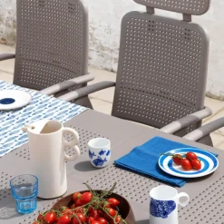 Table De Jardin*Libeccio Table de jardin extensible en polypropylène et aluminium