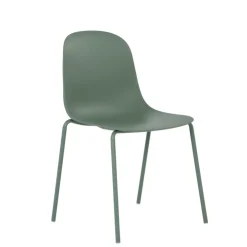 Chaise De Cuisine|Chaise De Salle à Manger*LilyChaise coque moderne empilable en polypropylène avec pieds en métal