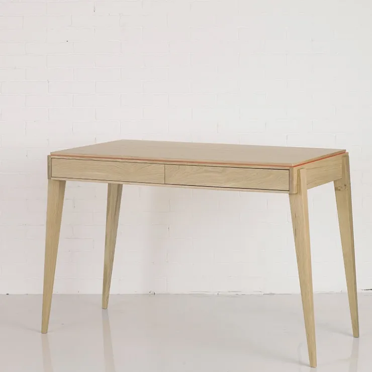 Dasras Table Pour Petit Espace|Bureau*Liseré Bureau en bois avec tiroirs