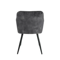 Chaise De Salle à Manger|Fauteuil De Salon*LisonFauteuil cosy en tissu avec pieds en métal