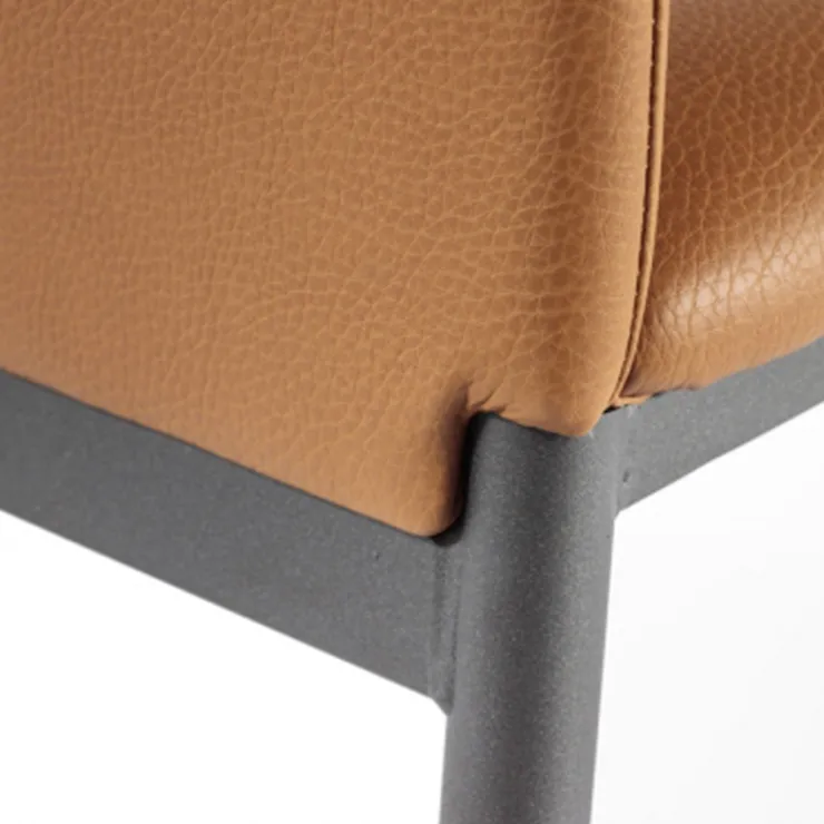 Perfecta Tabouret Snack (assise +/- 65 Cm)|Tabouret De Bar (assise +/- 80 Cm)*Loft Tabouret snack contemporain en simili et métal