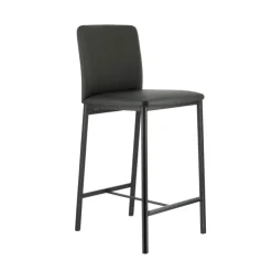 Perfecta Tabouret Snack (assise +/- 65 Cm)|Tabouret De Bar (assise +/- 80 Cm)*Loft Tabouret snack contemporain en simili et métal