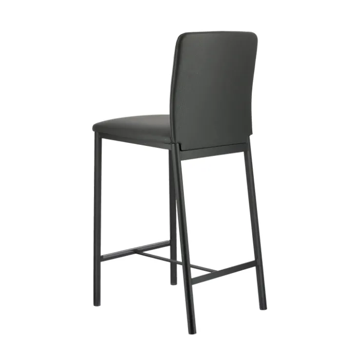 Perfecta Tabouret Snack (assise +/- 65 Cm)|Tabouret De Bar (assise +/- 80 Cm)*Loft Tabouret snack contemporain en simili et métal