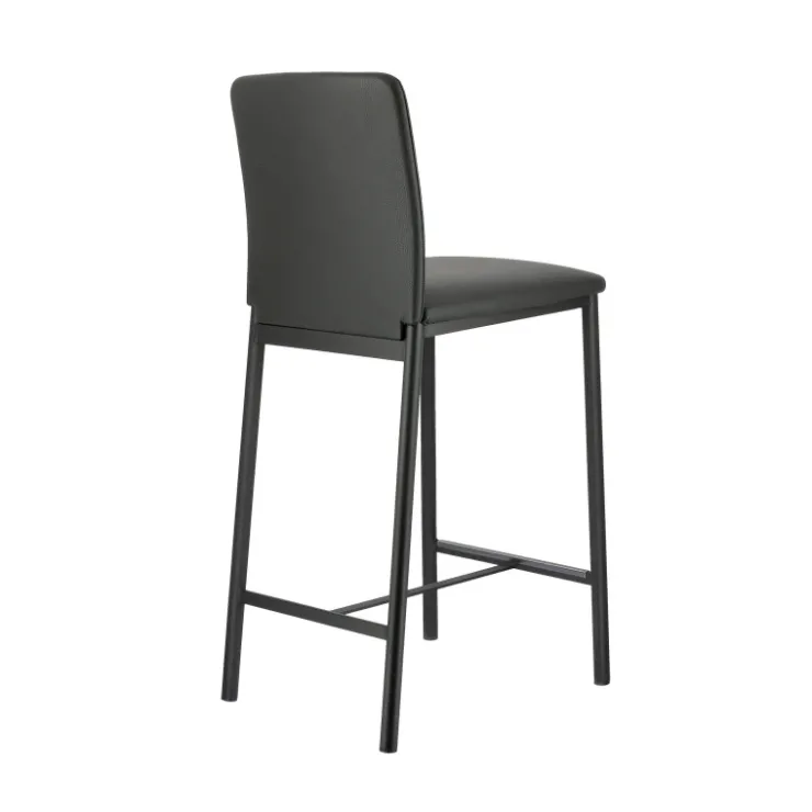 Perfecta Tabouret Snack (assise +/- 65 Cm)|Tabouret De Bar (assise +/- 80 Cm)*Loft Tabouret snack contemporain en simili et métal