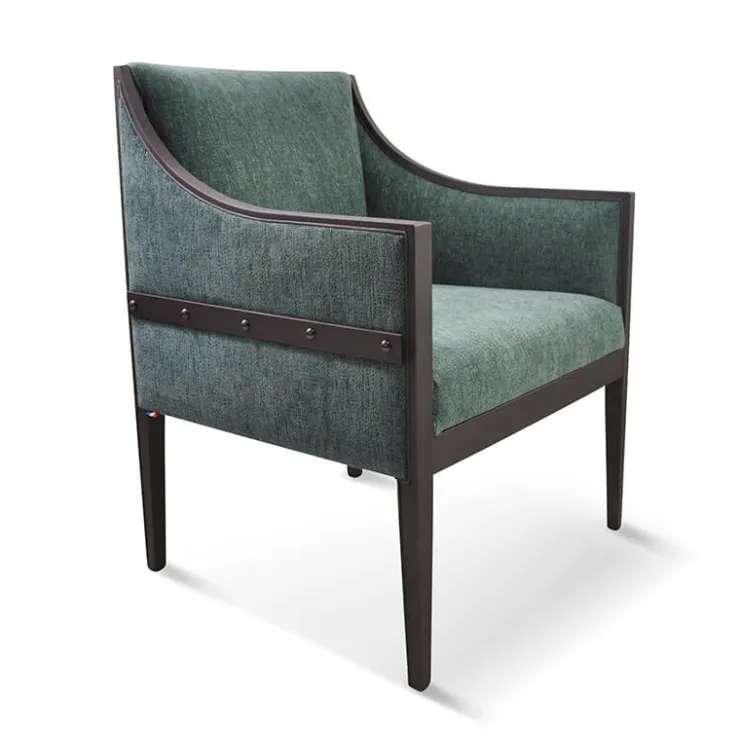 Paget Fauteuil De Salon*Loic Fauteuil de style en tissu fabriqué en France