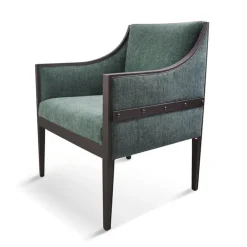 Paget Fauteuil De Salon*Loic Fauteuil de style en tissu fabriqué en France