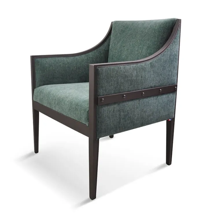 Paget Fauteuil De Salon*Loic Fauteuil de style en tissu fabriqué en France