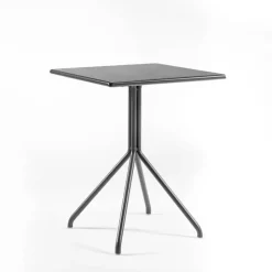 Table De Cuisine|Table Pour Petit Espace*Lol Petite table carrée moderne en métal et composite fabrication italienne