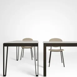 Cancio Table De Salle à Manger*London Table design en Dekton avec pieds épingle en métal