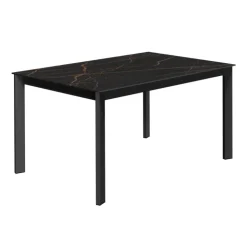 Cancio Table De Salle à Manger*Lotus Table contemporaine en Dekton avec pieds en métal