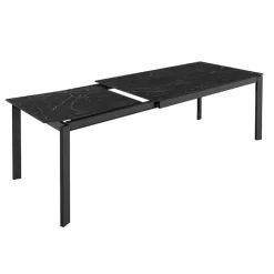 Cancio Table De Salle à Manger*Lotus Table extensible en Dekton avec pieds en métal