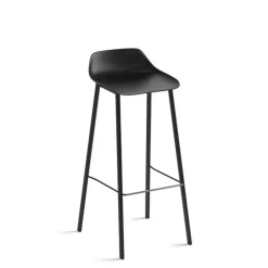 Perfecta Tabouret De Bar (assise +/- 80 Cm)*Louis Tabouret de bar en polypropylène avec pieds en métal fabrication belge