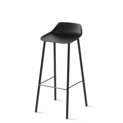 Perfecta Tabouret De Bar (assise +/- 80 Cm)*Louis Tabouret de bar en polypropylène avec pieds en métal fabrication belge