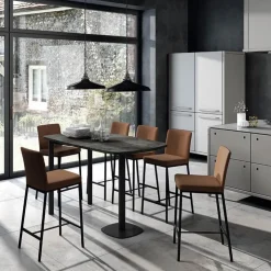 Perfecta Table Pour Petit Espace|Table De Cuisine*Lucca Table snack de cuisine demi