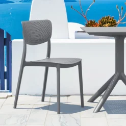 Chaise De Jardin*Lucy Chaise de jardin en polypropylène micro perforé