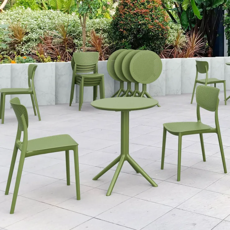 Chaise De Jardin*Lucy Chaise de jardin en polypropylène micro perforé