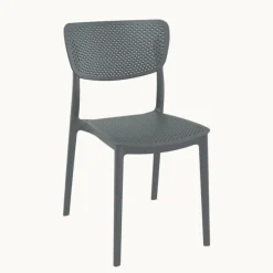 Chaise De Cuisine|Chaise De Salle à Manger*Lucy Chaise moderne en polypropylène micro perforé