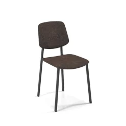 Perfecta Chaise De Salle à Manger*Lugano Chaise de séjour en tissu et pieds en métal