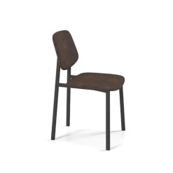 Perfecta Chaise De Salle à Manger*Lugano Chaise de séjour en tissu et pieds en métal